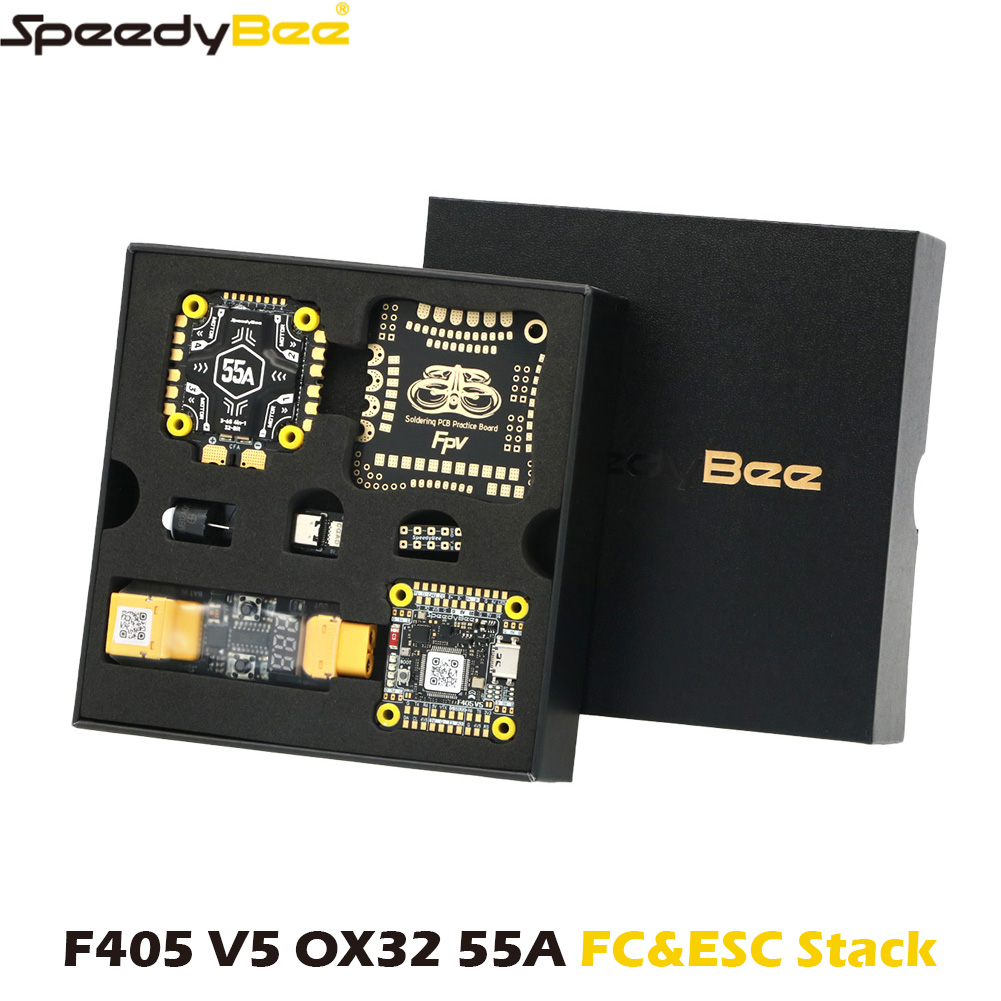 SpeedyBee F405 V5 OX32 55A 30x - Foxeer Reaper F4 128K 65A Esc reseña y precio
